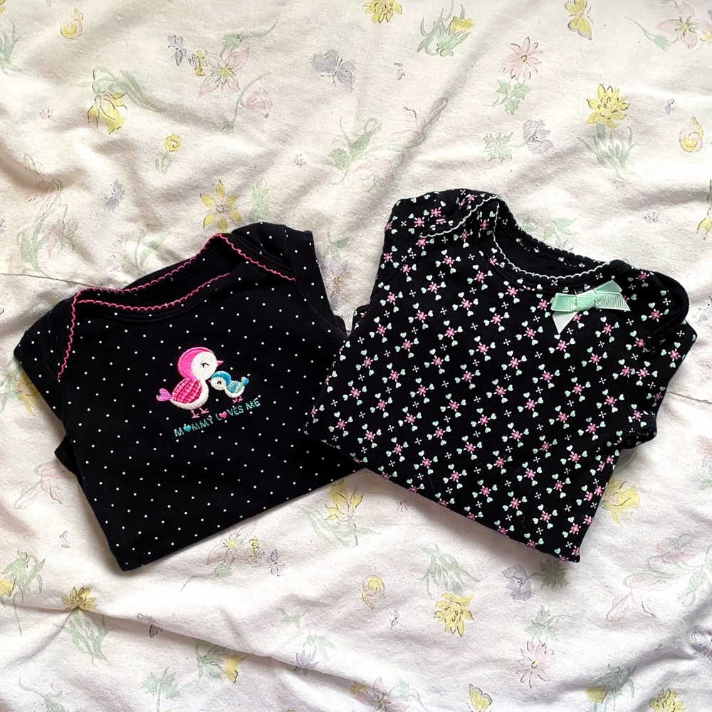 Carter’s Long Sleeve Onesie Bundle 3m